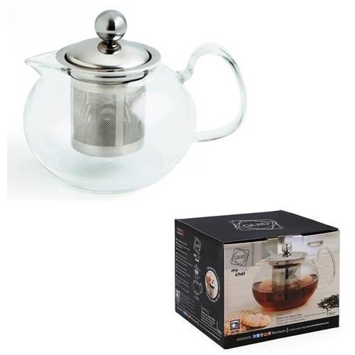 TETERA QUID SERENIA VIDRIO FILTRO INOX 0.55L